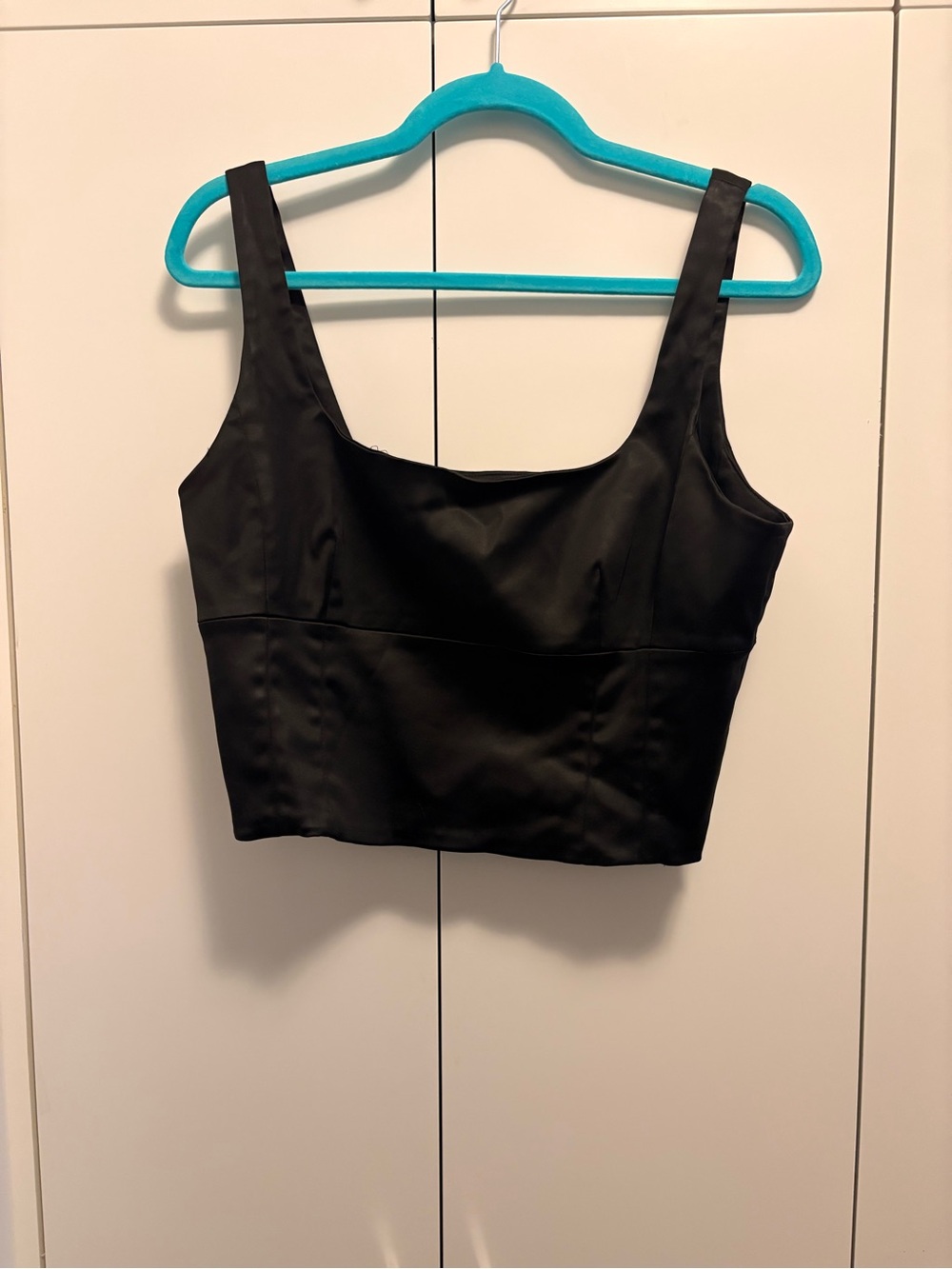 Aritzia Square-Neck corset Crop Top